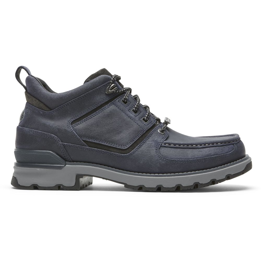 Stivali Rockport Uomo - Total Motion Trek Umbwe Waterproof - Blu Scuro - OXBZRLY-21